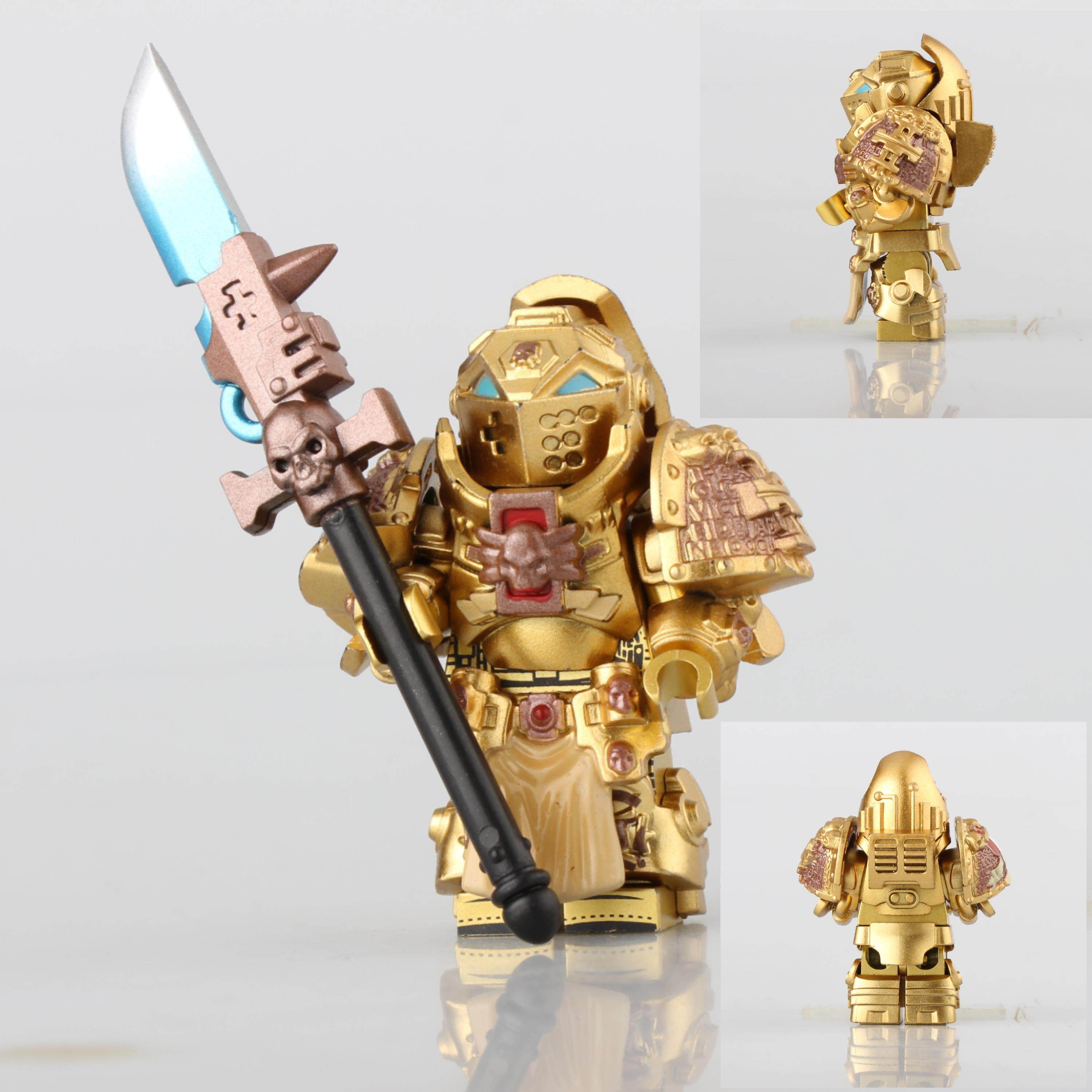 国产正品战锤40K金骑士星际战士第三方拼装积木人仔玩具ZC113-3