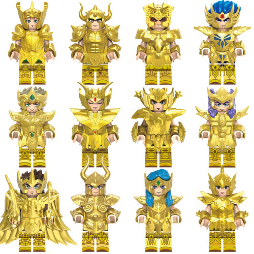 圣斗士星矢12星座积木人仔