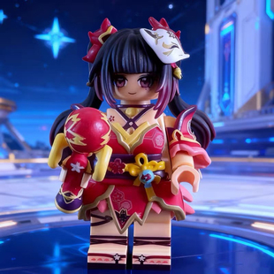 适用乐高积木人仔崩坏:星穹铁道花火第三方潮玩手办拼装玩具AW01