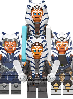 兼容国产星球大战XP351阿索卡WM2013绝地武士拼装积木人仔玩具