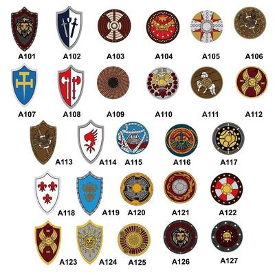 中世纪骑士盾牌拼装玩具