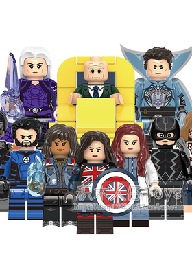 兼容国产积木人仔至尊奇异博士X教授卡特队长旺达拼装玩具X0338