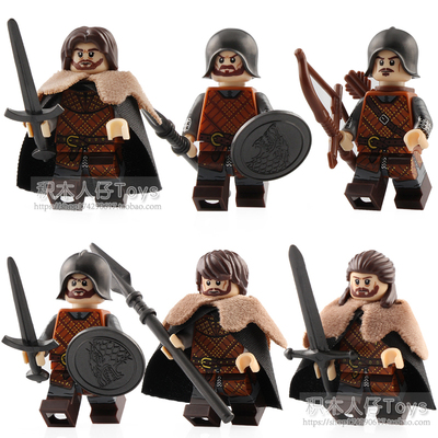 科睿权力临冬城中古士兵玩具人仔