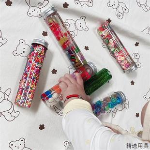 蒙氏感官瓶成品婴儿玩具早教教具安静瓶抓握训练视觉瓶