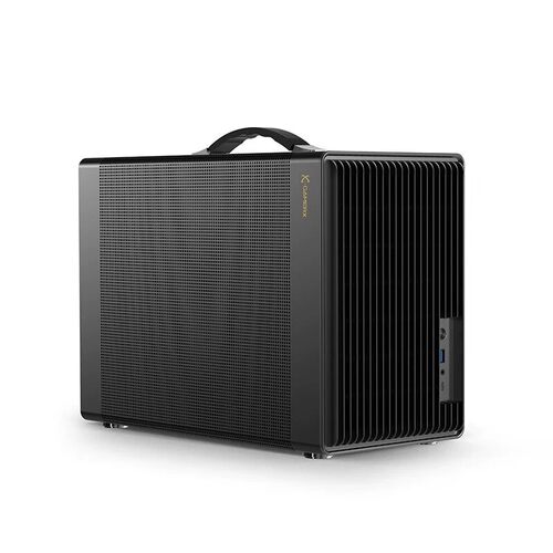 未知玩家P40手提便携式小机箱MATX主板240水冷TYPE-C台式机箱iF25