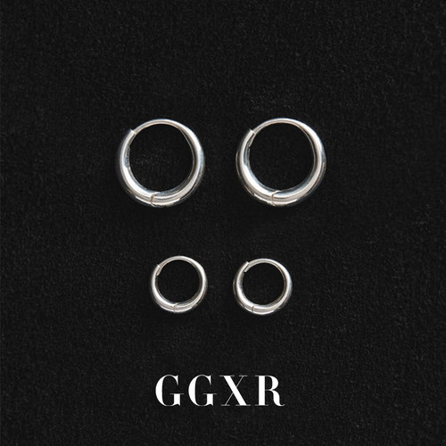 GGXR 经典金属hoop百搭耳环耳夹 定制sophie buhai