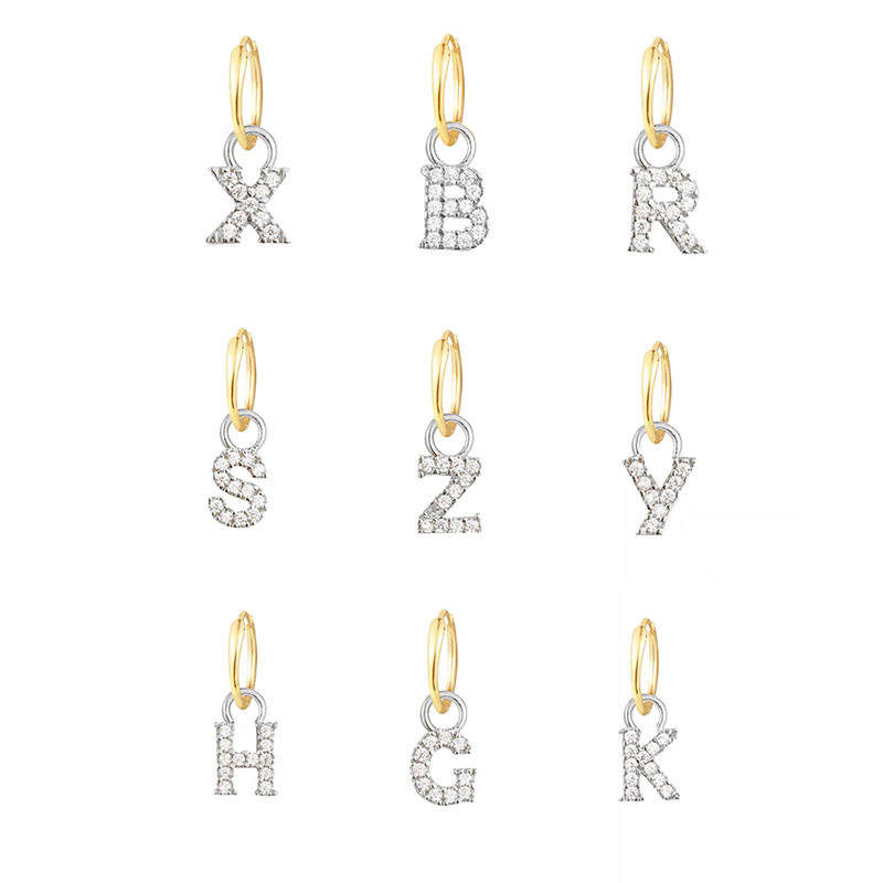 ggxr欧美新款字母耳环