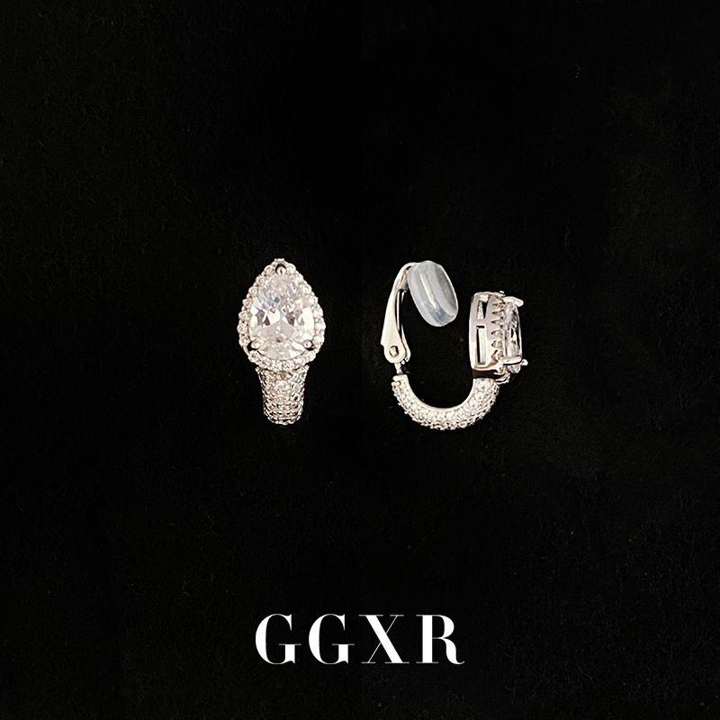 GGXR刘亦菲同款蛇形耳环耳夹