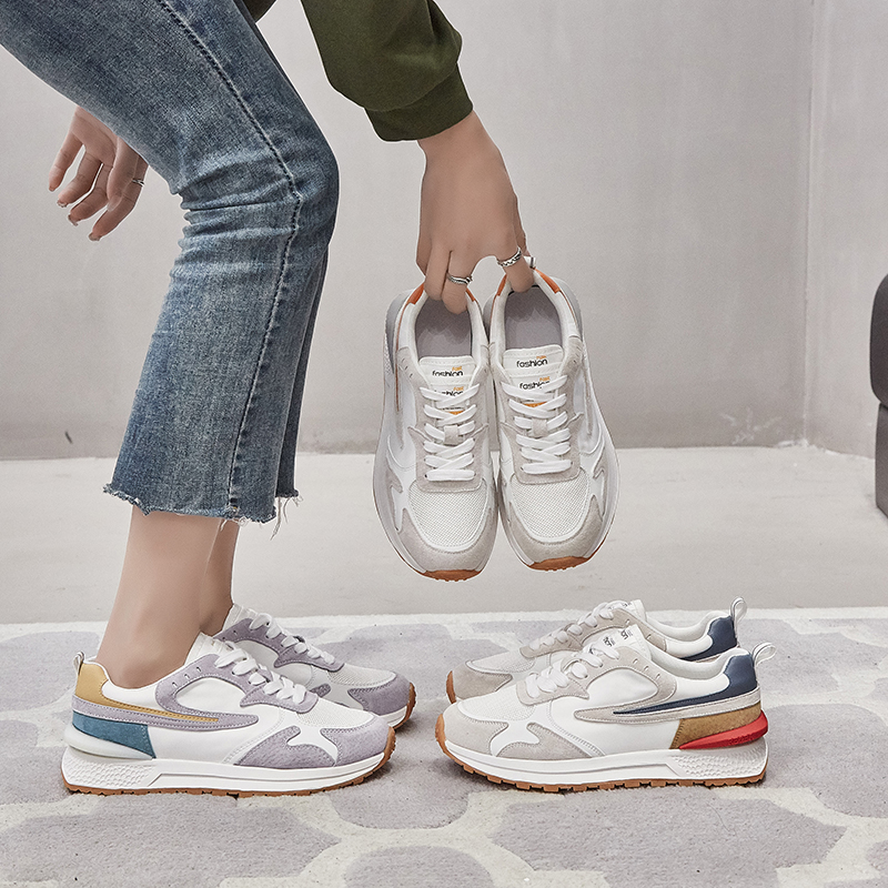 金佰川休闲圆头老爹鞋女鞋