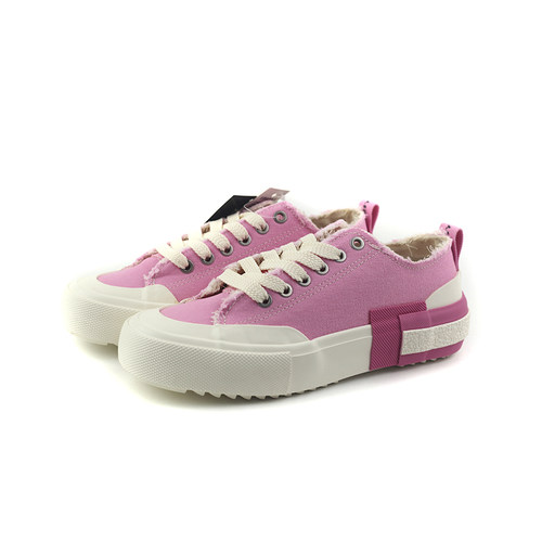 大孚飞跃春秋款情侣帆布鞋撤柜正品男女同款圆头系带平底休闲板鞋