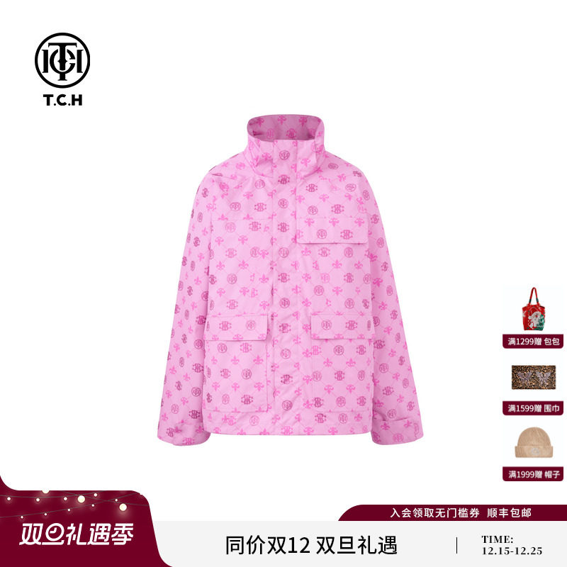 TCH 潮牌时尚休闲三合一可拆卸羽绒内胆保暖外套2024年冬季