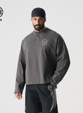 【严浩翔同款】TCH 轻奢2025春夏新款烫长袖T恤T72A086038