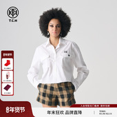 TCH 上衣T72B136007 烫钻宽松衬衫 轻奢夏季 新款