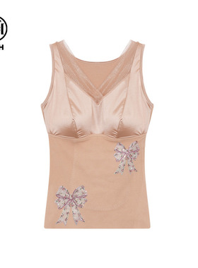 TCH私服烫钻修身显瘦内搭加绒美背背心女2025冬季新款T75D03E5000