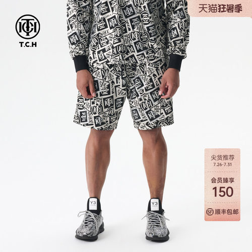 TCH轻奢夏季休闲短裤男女同款