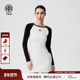TCH早秋新款 撞色烫钻连衣裙女休闲复古长袖 T恤裙T72C306077
