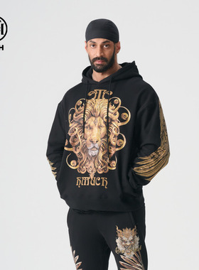 TCH 轻奢连帽卫衣2025春季新款烫钻宽松时尚经典系列T72A126026