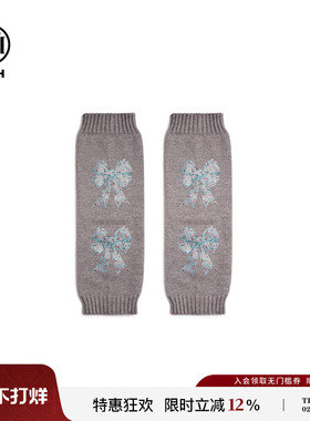 TCH时尚烫钻灰色堆堆袜女秋冬搭配韩风少女小腿袜袜套T75D47E5007