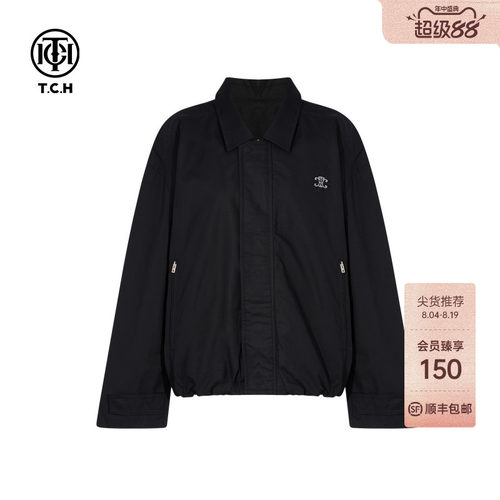 TCH烫钻潮流时尚百搭宽松外套2026春夏新款T75C27E5017