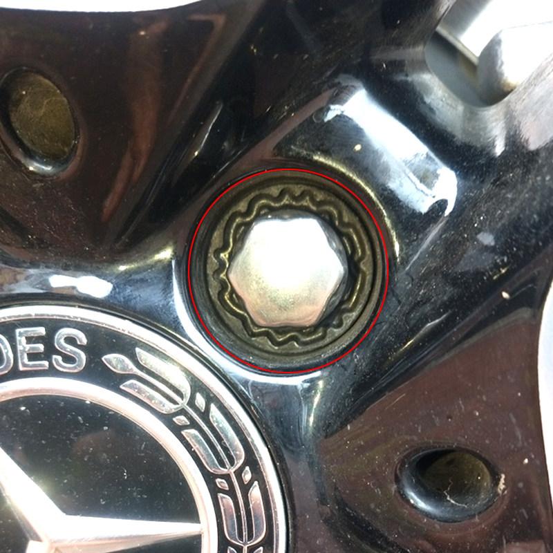 适用于新款奔驰gle450 gls350美规版专用汽车防盗螺丝套筒螺帽