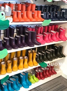 现货  日本代.购 日本制 stample 儿童上学防滑雨鞋 儿童雨靴雨鞋