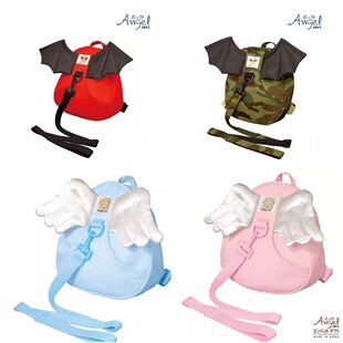 现货  日本Angel DEPT天使儿童防走失背包  带牵引绳
