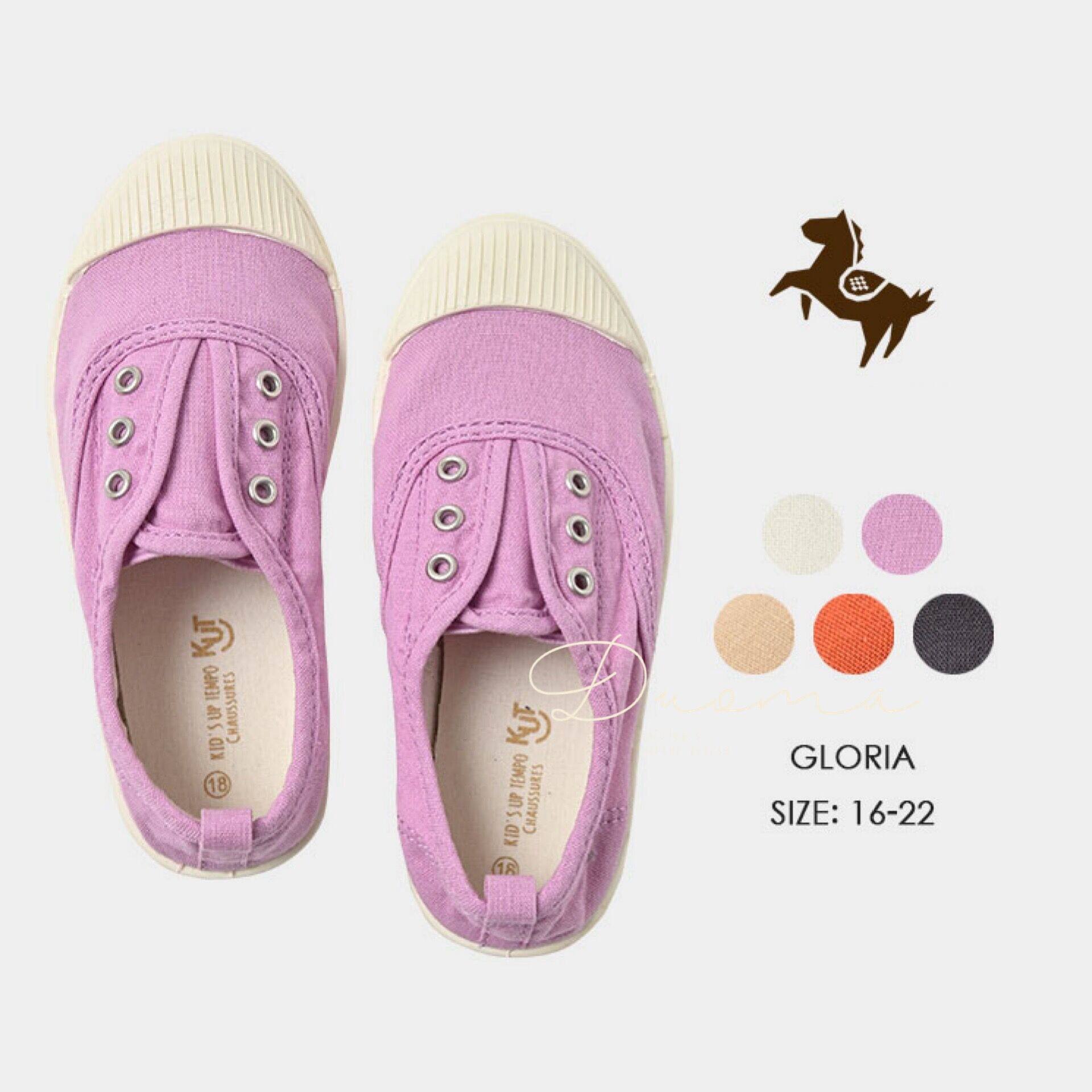 现货 日本代.购 小众时髦儿童帆布鞋宝宝幼儿园布鞋糖果色