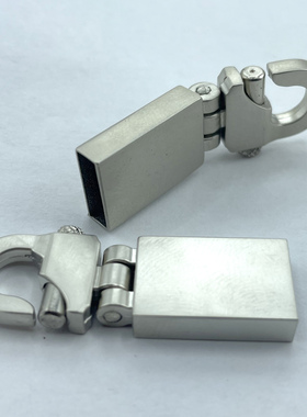 黑胶体短款防水礼品U盘外壳全金属铰链带挂勾2.03.0芯片适配UDP用