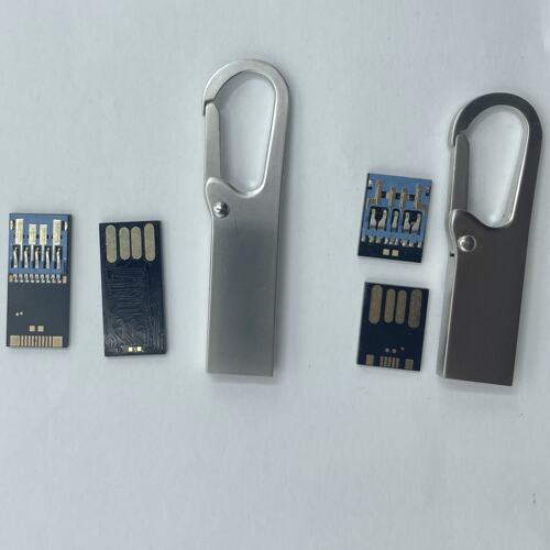 黑胶体全金属长短款钥匙扣防水U盘外壳装厚蓝色3.0标准2.0UOD小巧