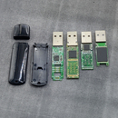 U盘外壳diy配件通用板优盘壳可改装 双贴板及usb3.0长板全塑