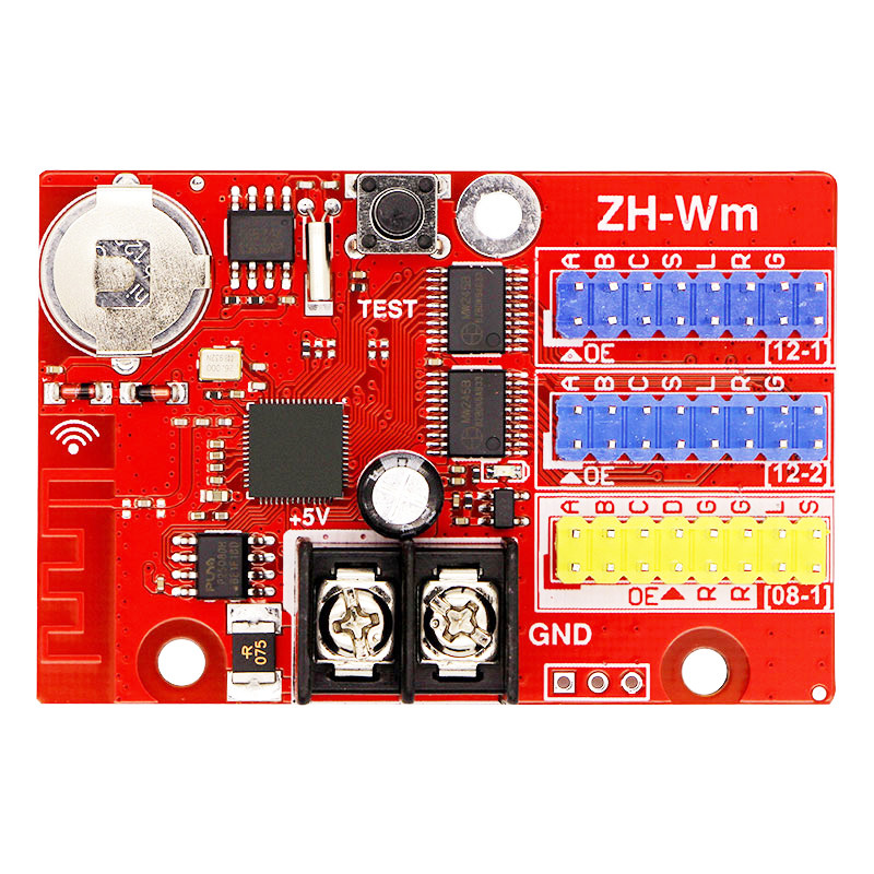 LED显示屏控制卡中航ZH-Wm12无线wifi卡WnW0W1W2W3W4室外单色门头