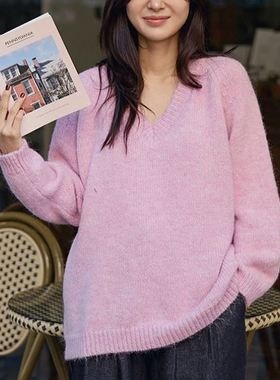 六1125韩国正品70183 针织衫区浪漫直邮高端甜美百搭春冬别致韩版