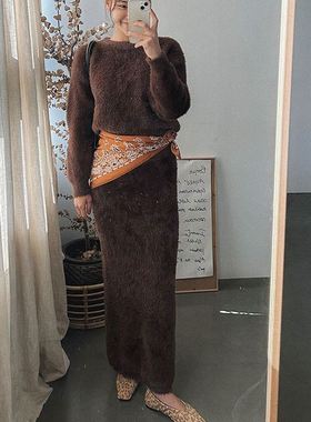 六1125韩国正品han-aun-n-i-190447 套装区正品独特冬款瑞丽新款