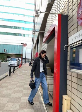 九0322韩国东大门运动牛仔裤区UNDERSON-8754386正品档口冬款高端