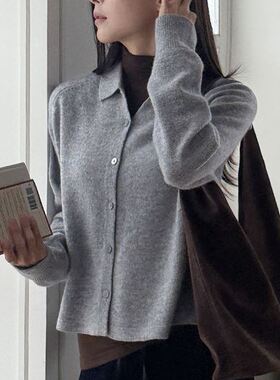 六1125韩国正品purplia-47404 针织衫区街头可爱优雅冬季气质正品