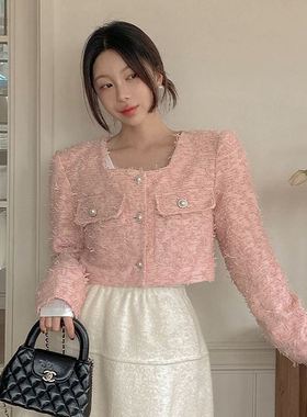 六1125韩国正品h-you--13922 外套区清新通勤端庄纯色时装正品