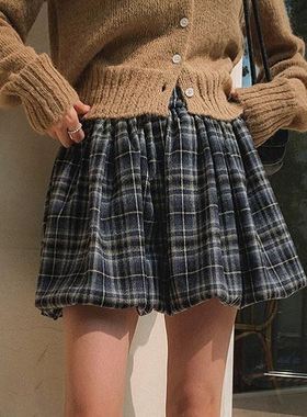 六1125韩国正品han-aun-n-i-190320 半身裙区简洁可爱都市冬季