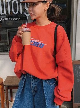 六1125韩国正品han-aun-n-i-190553 卫衣区原宿直邮潮流甜美学院