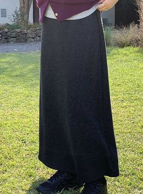 六1125韩国正品withyoon--18954 半身裙区简洁可爱都市冬季复古