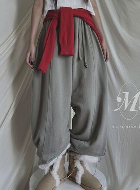 六1125韩国正品marquis-e-11499 裤子区百搭春冬别致韩版简洁可爱