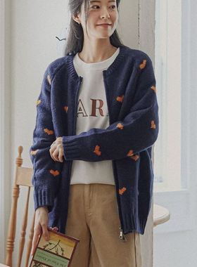 六1125韩国正品70092 针织衫区时尚休闲炸街直邮知性人气风格春季