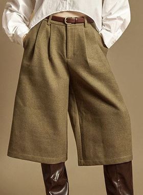 六1125韩国正品din-t-67321 裤子区人气风格春季清新通勤端庄纯色