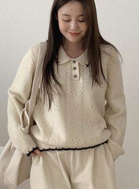 六1125韩国正品heylady-18228 针织衫区春冬简约韩版街头可爱优雅