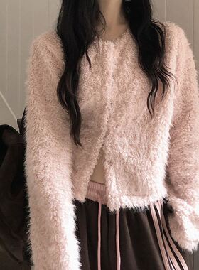 六1125韩国正品vin-vle-15709 针织衫区简洁可爱都市冬季复古正品