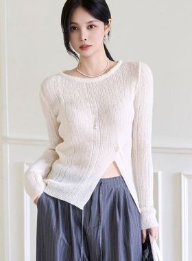 六1125韩国正品237545 针织衫区新款浪漫直邮高端甜美百搭春冬