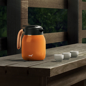 花间道焖茶壶316不锈钢家用随身旅行户外露营泡茶保温冷热双泡壶