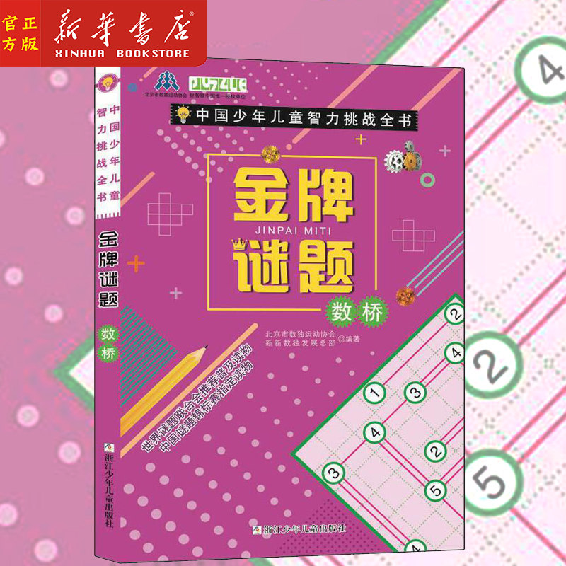 谜题(数桥)/中国少年儿童智力挑战全书 谜题普及读物 100个数桥题目