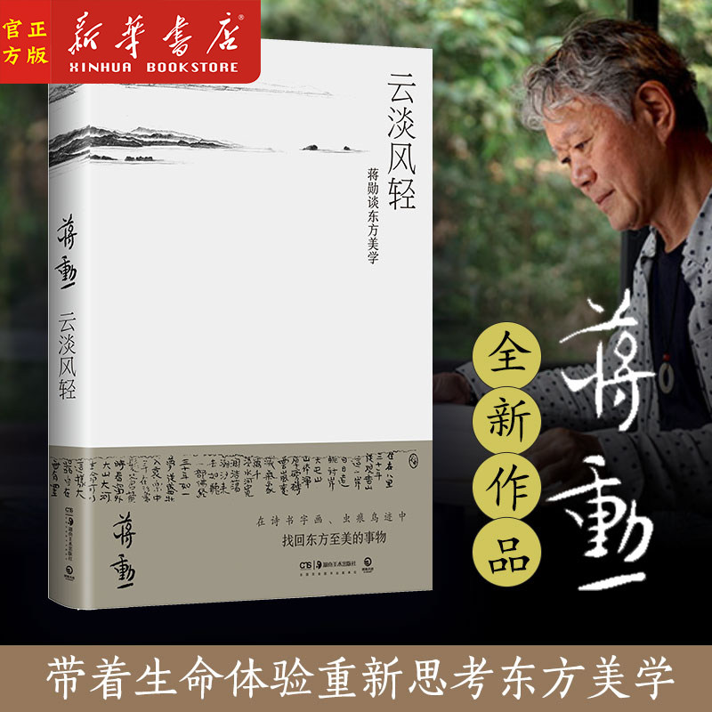 新华正版现货 云淡风轻(蒋勋谈东方美学) 蒋勋谈东方美学 收录蒋勋珍贵画作及东方经典美术作品 中国近代随笔散文 文学属于什么档次？