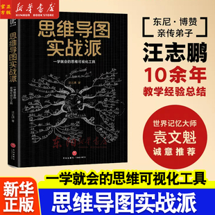 新华书店正版 思维可视化工具 思维导图实战派 逻辑学社科 汪志鹏 著 图书籍 一学就会 天地出版 社