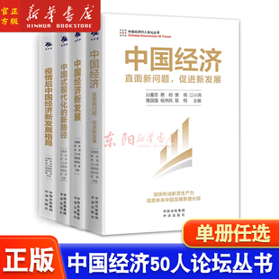 促进新发展 中国经济新发展 新路径中译出版 中国式 疫情后中国经济新发展格局 全4册 中国经济：直面新问题 现代化 社